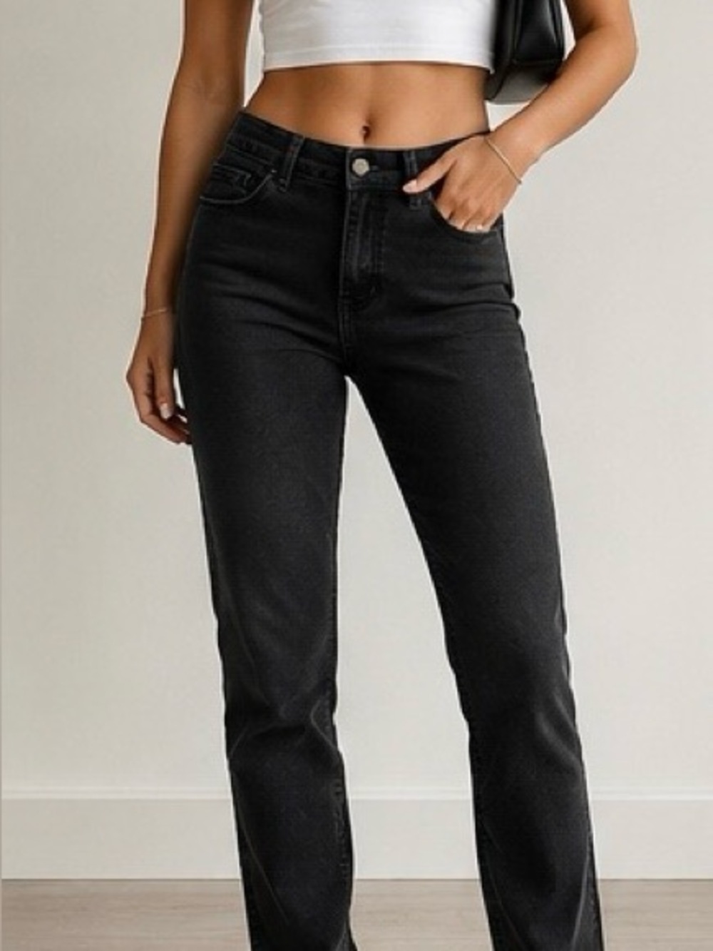 Calvin Klein Jeans Womens 10x30 Black Skinny Stretch Denim